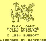 Game Boy: Taz-Mania